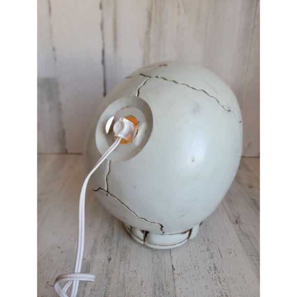 Blow mold skull head Halloween prop decor light up unique skeleton - Picture 5 of 8